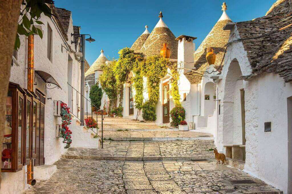 Trulli in Alberobello, Puglia, Italy