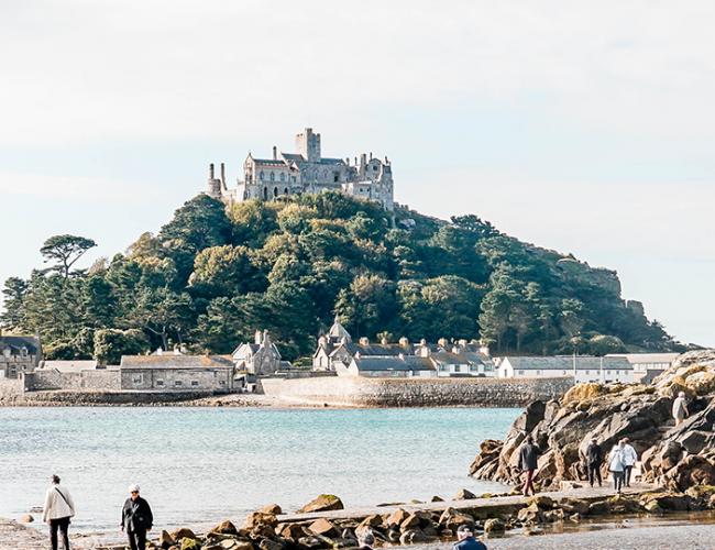 Saint Michaels Mount in Cornwall