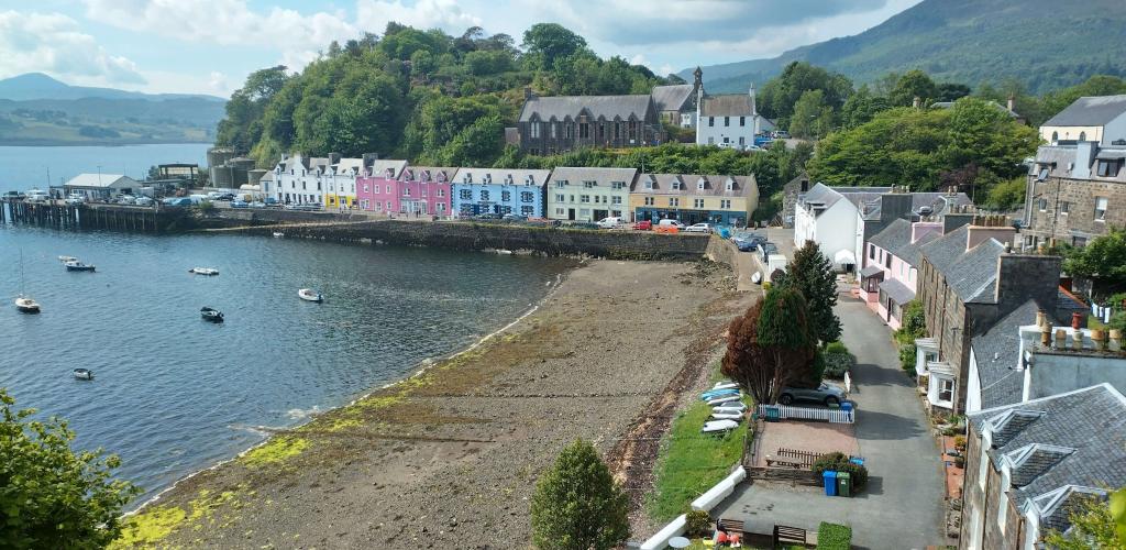 A seaside town in Scotland on Back-Roads Scottish Journey tour.