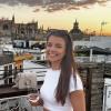 Girl smiling in Seville