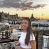 Girl smiling in Seville