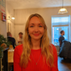 Woman smiling at camera